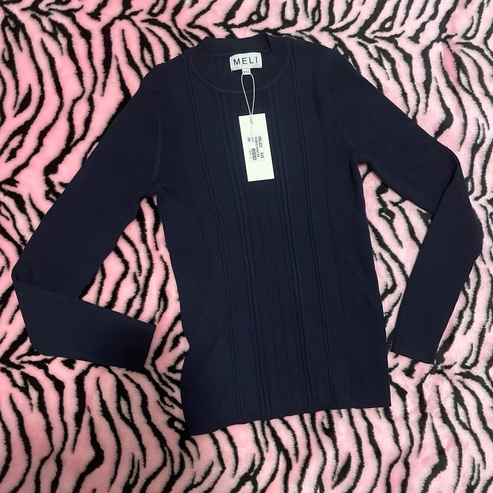 MELI navy sweater